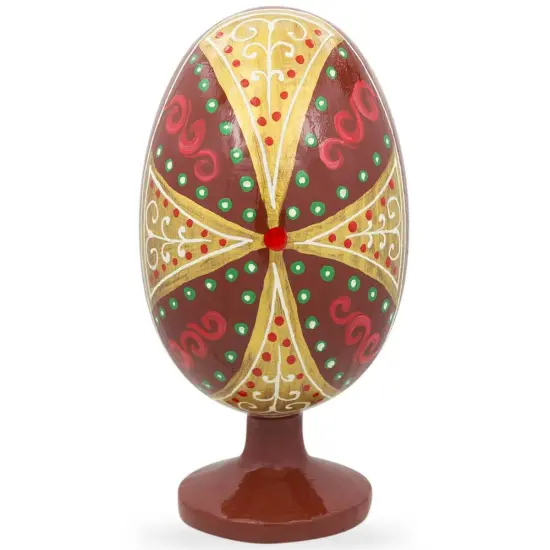 Virgin Mary with Jesus Nativity Wooden Figurine 4.75 Inches {4}