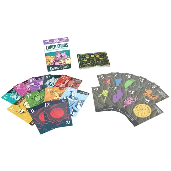 Critical Role: Caper Cards: Bells Hells - A High-Stakes Heist Game With Extravagant Rewards, Blackjack-Like Card Game w/ Twists, Ages 12+, 1-4 Players {4}