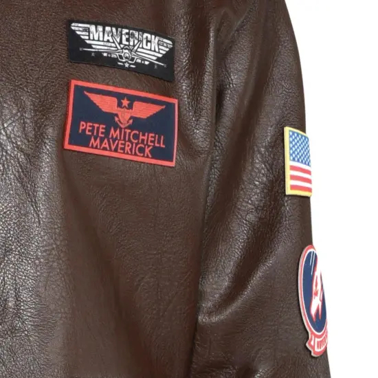 Top Gun: Maverick Bomber Jacket Costume Adult Mens {5}