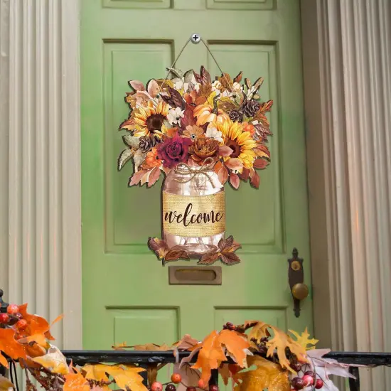 Fall Welcome Door Sign Fall (multicolor) {2}