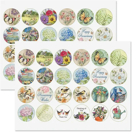 Susan Winget Studio All Occasion Value Pack With Seals - 40 Cards & Envelopes, Celebration, Get Well, Sympathy, Birthday, Holiday, & Greeting Variety, Large 5" x 7" Assortment, 20 Design Set {4}