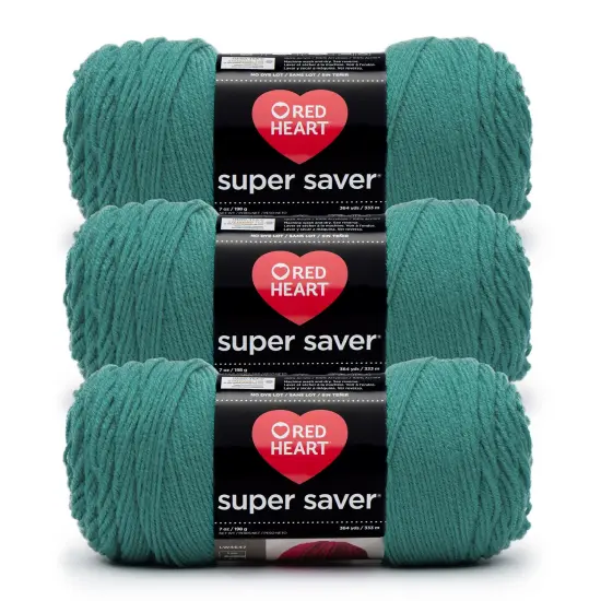 Red Heart Super Saver Yarn 24 Pack-Jade {1}