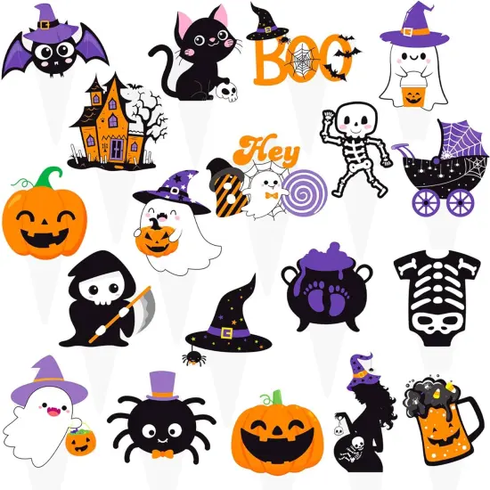 Hallooween Cupcake Toppers {2}