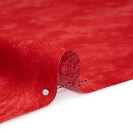 1 Yard Valentino Red Quilting Cotton Lightweight Abstract Fresco 44 Inch Wide {3}