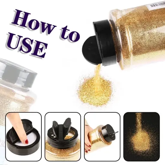 Red Fine Glitter 1 Pound 16 OZ Glitter Powder for Tumblers Resin Crafts Slime Cosmetic Nail {3}