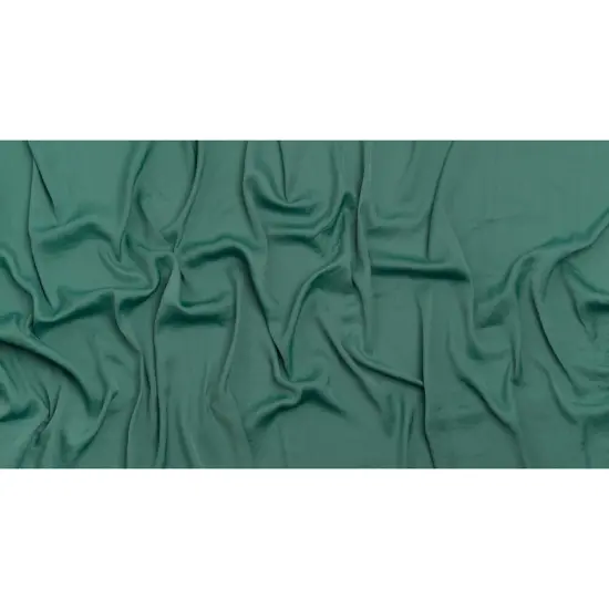 1 Yard Sea Glass Green Crinkled Lightweight Polyester Satin 47 Inch Wide {4}