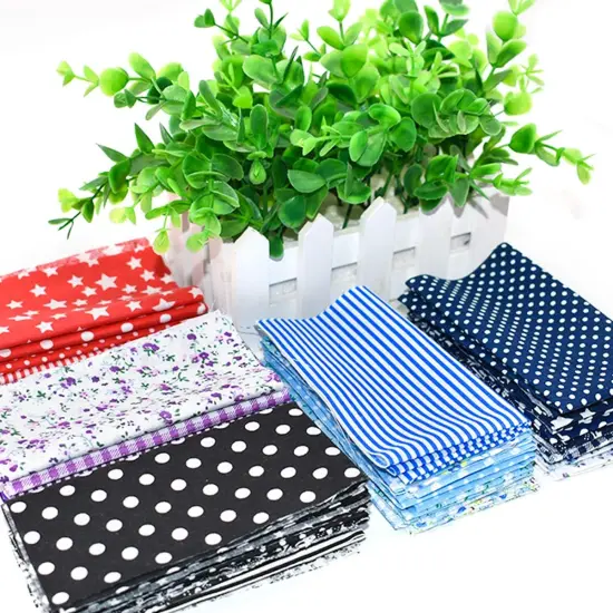 56Pcs 10"x10" Quilting Cotton Fabric Squares Sheets Pre-Cut Multi-Color (56 Different Patterns) {4}