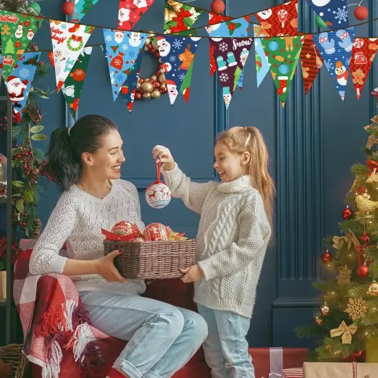 100 Pcs Christmas Fabric Bundles - 8 x 8 Inches {4}