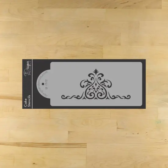 Elaine's Cake Stencil Tier #1 | C592 by Designer Stencils | Cake Decorating Tools | {1}