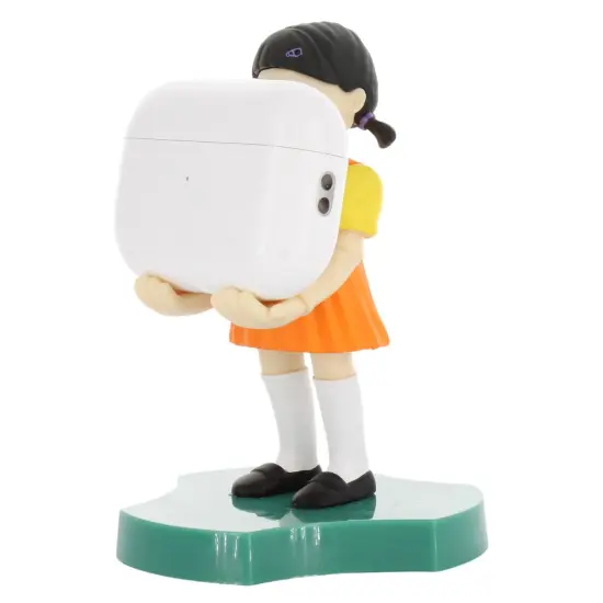 Exquisite Gaming: Cable Guys Holdems: Squid Games: Young-Hee Girl - Earbud & Phone Holder, 4.5" Mini Collectible With a Twist, Series Licensed Figure {3}