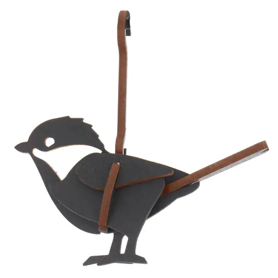 Little & Wood: Woodlet: Small - Chickadee - Black, 3D Wooden Kit-Set, Bird Puzzle, Easy Assembly, Pop Build Fun, Sustainably Sourced Wood, Ages 6+ {3}