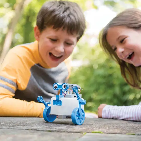 4M: Green Science: Rover Robot - DIY Robotics Assembly Kit, Solar & Battery Hybrid Power Rolling, STEM Building, Physics Toy Activity Set, Kids Age 5+ {6}