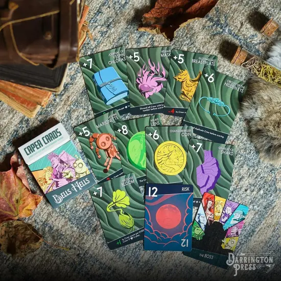 Critical Role: Caper Cards: Bells Hells - A High-Stakes Heist Game With Extravagant Rewards, Blackjack-Like Card Game w/ Twists, Ages 12+, 1-4 Players {5}