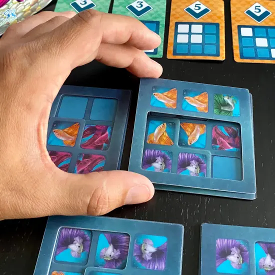 Synapses Games: Betta, A Constantly Evolving Puzzle Game, Dynamic Gameplay, Arragne the Bettas in 3X3 Displays, 1 to 5 Players, 20 Minute Play Time, Ages 8 and up {6}