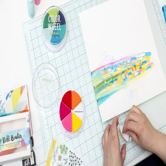 Vicki Boutin Mixed Media Acrylic Stamps-Art Layers {4}