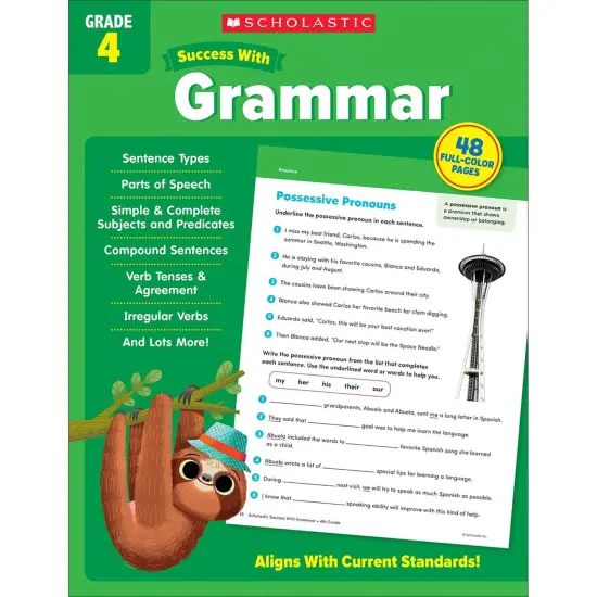 Success With Grammar: Grade 4 {1}