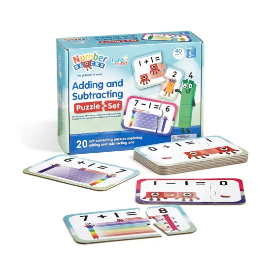 Numberblocks Adding and Subtracting Puzzle Set {1}