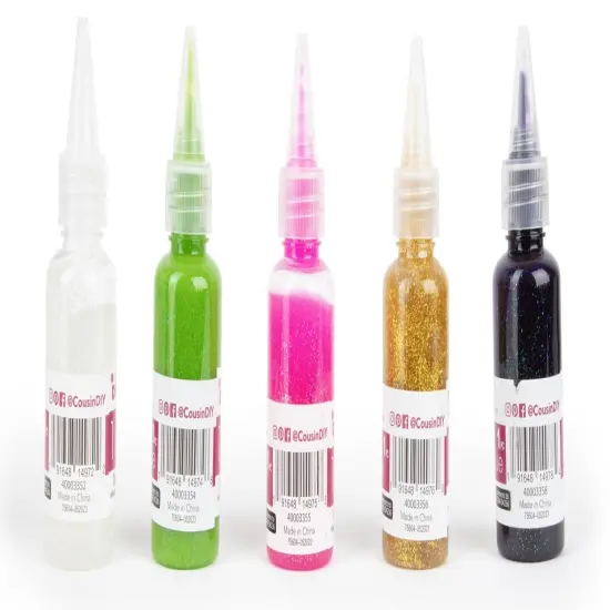 CousinDIY Glitter Glue 25/Pkg-5 Assorted Colors {3}