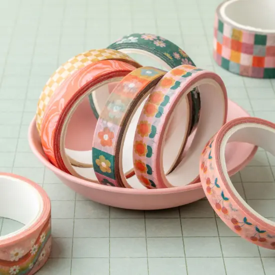 Jen Hadfield Groovy Darlin' Washi Tape-8 Pieces {3}