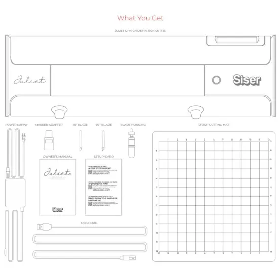Siser Juliet 12" Vinyl Cutter Base Machine Bundle {5}