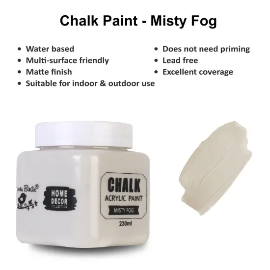 Little Birdie Home Decor Chalk Paint-Misty Fog {3}