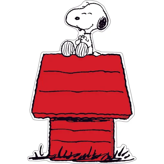 Snoopy&reg; on Dog House Paper Cut Outs, Pack of 36 {1}
