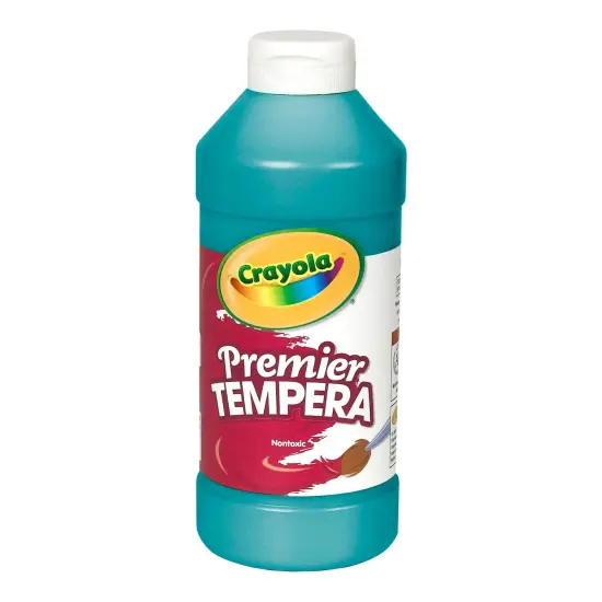 16oz Turq Crayola Premier Tempera {1}