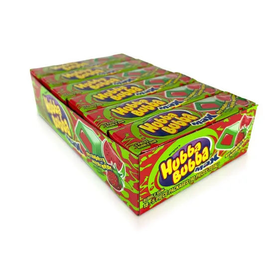 Hubba Bubba Max Straw Water 18Ct {1}