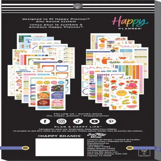 Happy Planner Sticker Value Pack 30/Sheets-Year To Grow, 740 Pieces {3}
