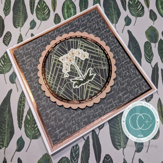 Craft Consortium Clear Stamps-Orchid, Botany Boutique {4}