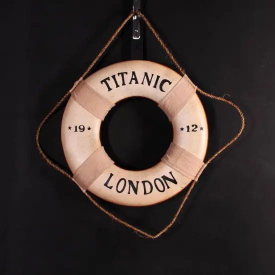 Titanic Life Saver Wall Decor Statue {5}