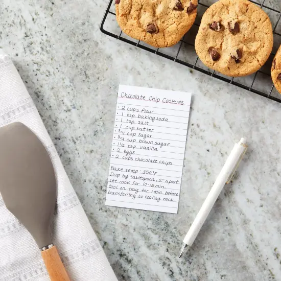 300 Pack Vertically Ruled Index Cards, Vertical Lined Paper Note Cards, Portrait Style (3 x 5 In) {4}