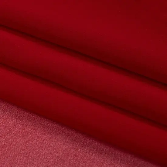 1 Yard Premium Silk Chiffon Solid Tango Red Fabric Lightweight 44 Inch Width {4}