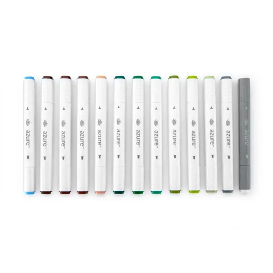 RM-952FRT | Azure&trade; 13pc Forest Color Marker Set {2}