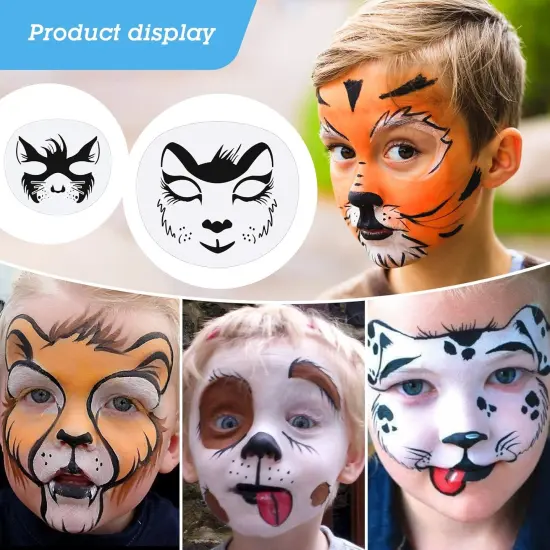 52 Pcs Face Paint Stencils(Animal Style) {5}