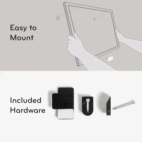 14"x14 - Farmhouse Linen Bulletin Board(White) {2}