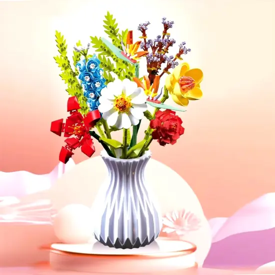 Constructor flower bouquet in a vase F07M9-6(109) {2}
