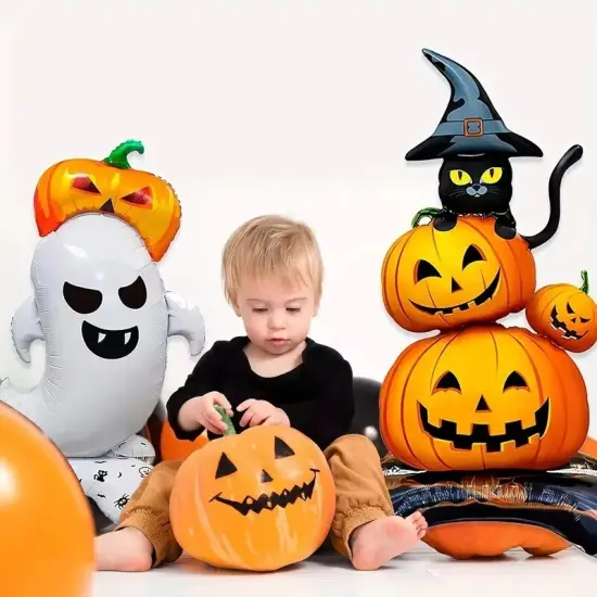 Halloween Haunted House Standing Foil Balloon Decoration F07M1-28 {2}