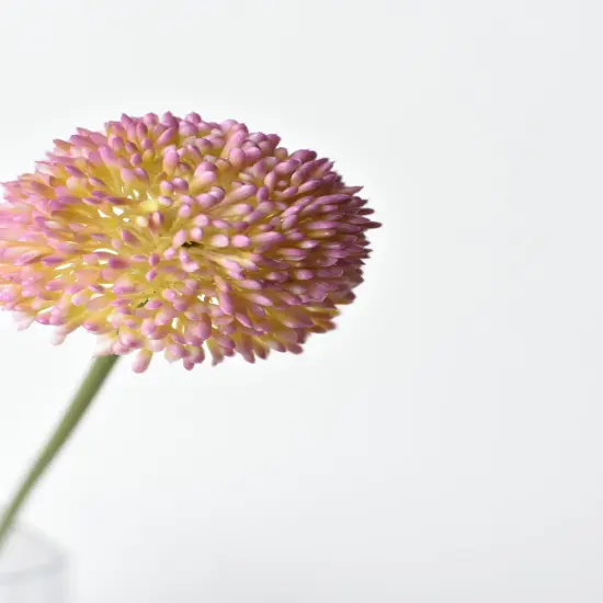 17.5" Faux Lavender Allium Stem {4}