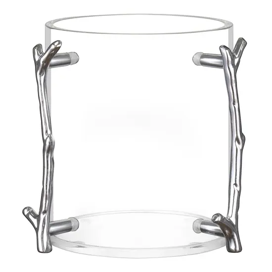 Lucite Wash Cup With Silver Branch Handle {1}