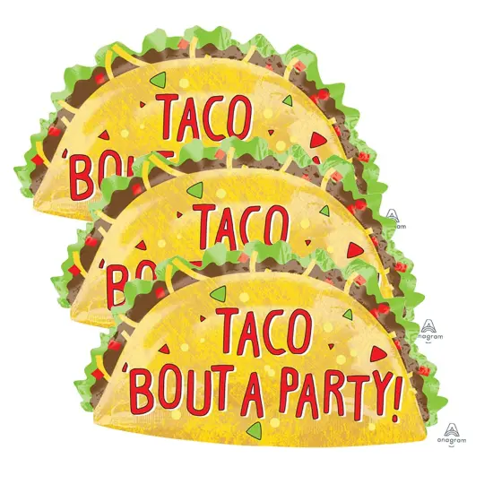 Anagram&reg; Taco Party 33 Inch {2}