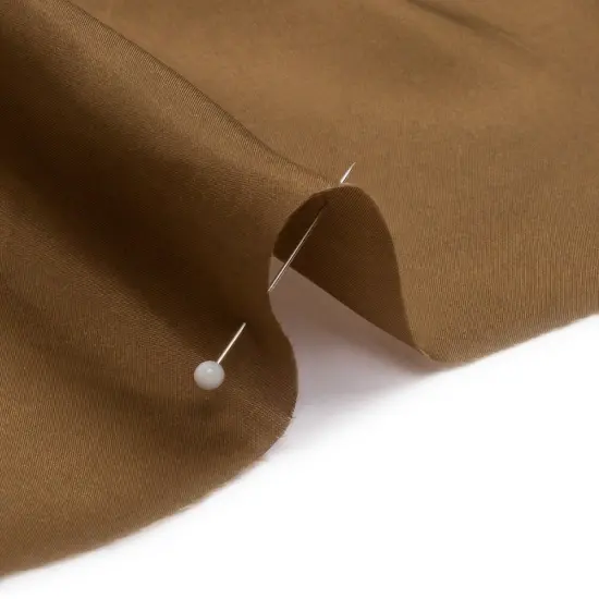 1 Yard Habotai Silk in Dark Olive Premium Lightweight China Silk 44 Inches Width {2}