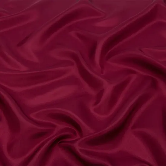 1 Yard Luxurious Maroon Silk Habotai Lightweight China Silk Fabric 44 Inches Width {1}