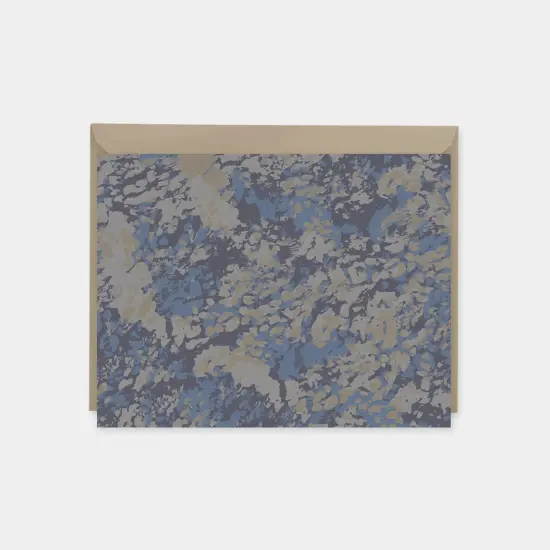 Pewter and Dark Periwinkle Painted {3}