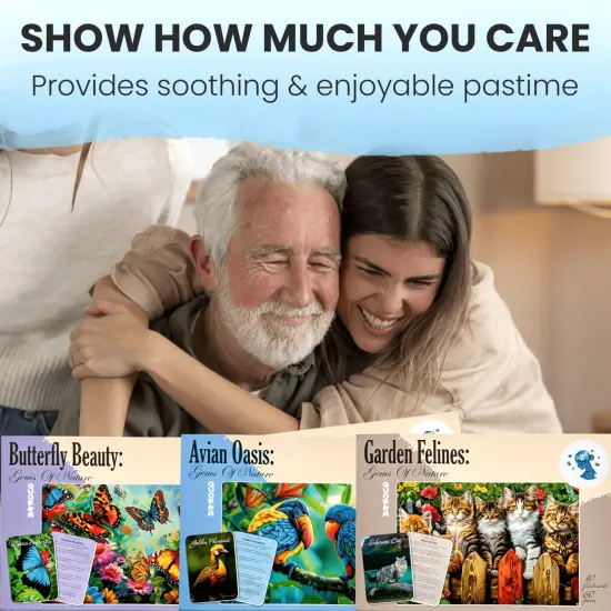 60 Pcs Dementia Puzzles for Elderly | Gems of Nature {6}
