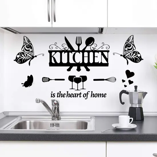 Large Kitchen Wall Decals Dining Room Quotes Wall Stickers {5}