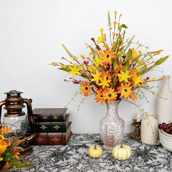 12 PCS Fall Flower Picks - 17 Inches {2}