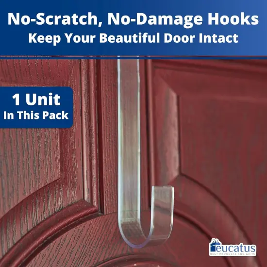 Christmas Wreaths Holder for Hanging Fall Halloween Decorations {3}