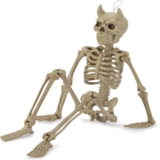 16&rdquo; Halloween Skeleton Decoration {3}