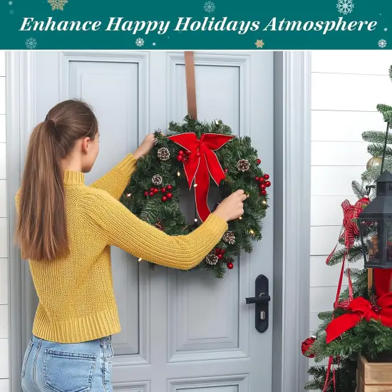 12 Inches Metal Wreath Hanger for Fall Decor,20 Lbs,Wreath Hanger for Front Door {5}